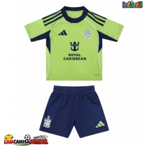 Camisa de Futebol Fulham Equipamento Secundário Infantil 2025-26 Manga Curta (+ Calças curtas)